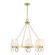Wilkes Eight Light Chandelier in Warm Brass (51|147028322)
