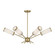 Denison Six Light Chandelier in Warm Brass (51|131986322)