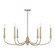 Coventry Six Light Chandelier in Noble Brass (51|115006127)