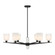 Collier Six Light Chandelier in Matte Black (51|11125689)