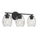 Miravelle Three Light Vanity in Matte Black (59|9993MB)