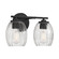 Miravelle Two Light Vanity in Matte Black (59|9992MB)