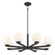 Ardeva Eight Light Chandelier in Matte Black (59|97108MB)