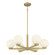 Ardeva Six Light Chandelier in Vintage Brass (59|97106VB)