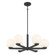 Ardeva Six Light Chandelier in Matte Black (59|97106MB)