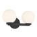 Ardeva Two Light Vanity in Matte Black (59|97002MB)