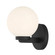 Ardeva One Light Wall Sconce in Matte Black (59|97001MB)