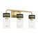 Marbridge Three Light Vanity in Vintage Brass (59|95203VBMB)