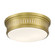 Velune Two Light Flush Mount in Vintage Brass (59|95102VB)