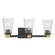 Lustria Three Light Vanity in Matte Black (59|9313MBVB)