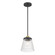 Lustria One Light Mini Pendant in Matte Black (59|9301MBVB)