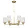 Clarvyn Six Light Chandelier in Vintage Brass (59|909106VB)