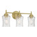 Clarvyn Three Light Vanity in Vintage Brass (59|909103VB)
