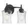Clarvyn Two Light Vanity in Matte Black (59|909102MB)