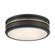 Stralara LED Flush Mount in Matte Black (59|90203MBVB)
