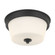 Strayhan Two Light Flush Mount in Matte Black (59|64102WGMB)