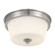Strayhan Two Light Flush Mount in Brushed Nickel (59|64102WGBN)
