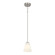 Strayhan One Light Mini Pendant in Brushed Nickel (59|64101WGBN)