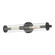 Cylora Two Light Bath Bar in Matte Black (59|63102MB)