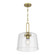 Diamara One Light Pendant in Vintage Brass (59|250101VB)