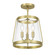 Adabella Three Light Semi-Flush Mount in Vintage Brass (59|230103VB)