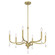 Viremont Six Light Chandelier in Vintage Brass (59|220106VB)