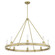 Rovessa Six Light Chandelier in Vintage Brass (59|207108VB)