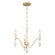 Aureline Three Light Chandelier in Aged Silver (59|205103AGSI)