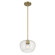 Pomari One Light Pendant in Vintage Brass (59|203101VB)
