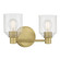 Vessair Two Light Vanity in Vintage Brass (59|202102VB)