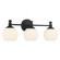 Orlisse Three Light Vanity in Matte Black (59|201103MB)