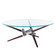 Crux Crux Coffee Table w/Wood Legs in Dark Smoke (39|75012307M3VA0814)