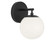 Nube One Light Vanity in Midnight Black (1|GLV1831MBKE)