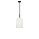Neblina One Light Pendant in Midnight Black (1|GLP1941MBK)