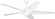 Dellwood 56'' Ceiling Fan in Matte White (1|5DLWCSM56RZWD)