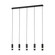 Bernabeta LED Linear Pendant in Black (217|39706A)