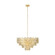 Calmeilles Ten Light Pendant in Brass (217|39614A)