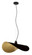Saceda One Light Pendant in Black (217|390429A)