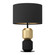 Laurignano One Light Table Lamp in Black / Brushed Brass (217|390188A)