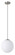 Rondo One Light Pendant in Matte Nickel (217|206422A)
