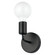 Avondale One Light Wall Sconce in Matte Black (217|205335A)