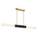 Linthor LED Linear Chandelier in Legacy Brass (7|2555855L)