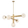 Narra Five Light Chandelier in Legacy Brass (7|2525732)