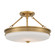 Halora Three Light Semi-Flush Mount in Legacy Brass (7|14086732)