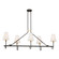 Bellforge Five Light Linear Chandelier in Legacy Brass (7|12105855)