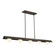 Vestra LED Linear Chandelier in Dark Bronze (7|10417860L)