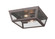 Madison Two Light Flush Mount in Bronze (405|99521FBZ12WG)