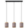Albariza Three Light Linear Pendant in Black (217|99446A)