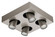 Robledo 1 Four Light Track Light in Matte Nickel (217|96608A)