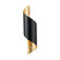 Jabaloyas One Light Wall Sconce in Black & Gold (217|39654A)